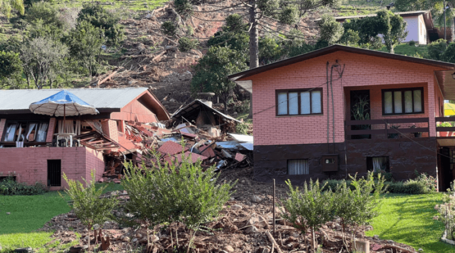 Defesa Civil Nacional aprova plano para casas atingidas por enchentes em Farroupilha