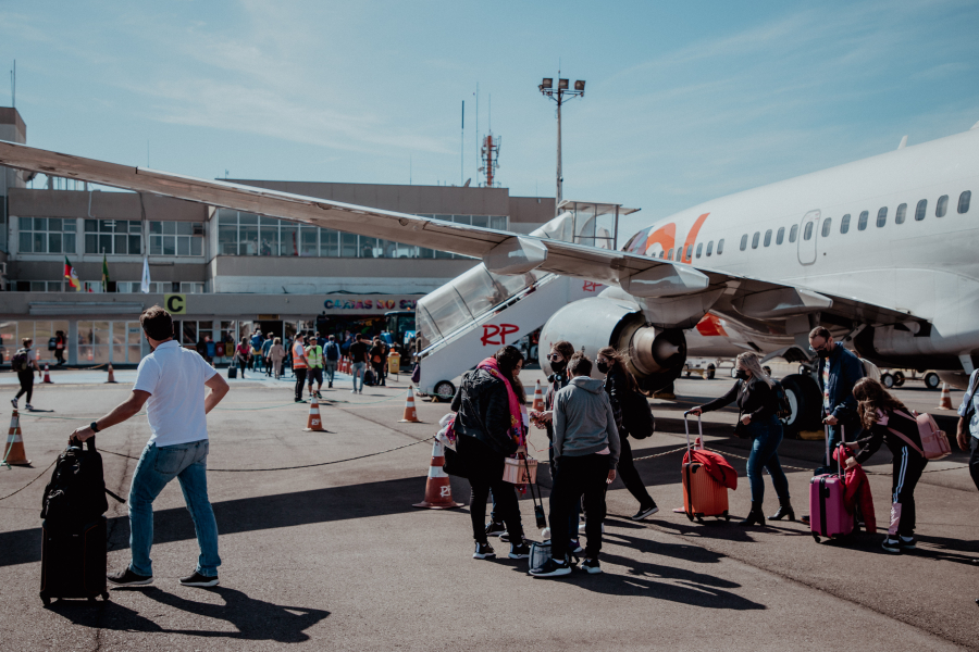 Aeroporto Hugo Cantergiani bate recorde de passageiros em 2024