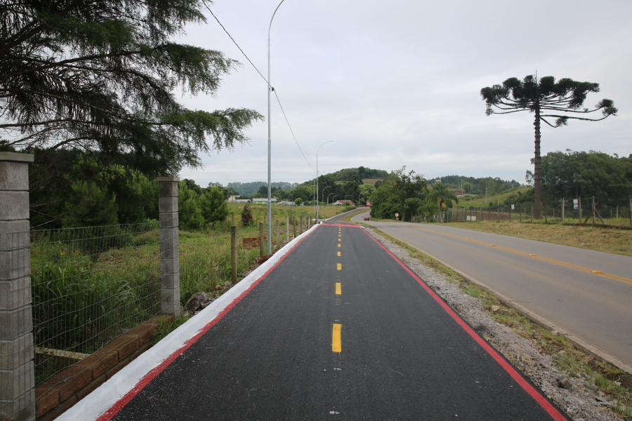 Farroupilha entrega terceiro trecho da Ciclovia Desvio da Cerveja