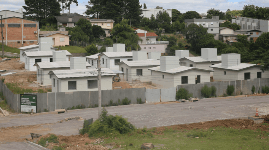 Construção das residências do Programa A Casa é Sua segue em ritmo acelerado em Farroupilha