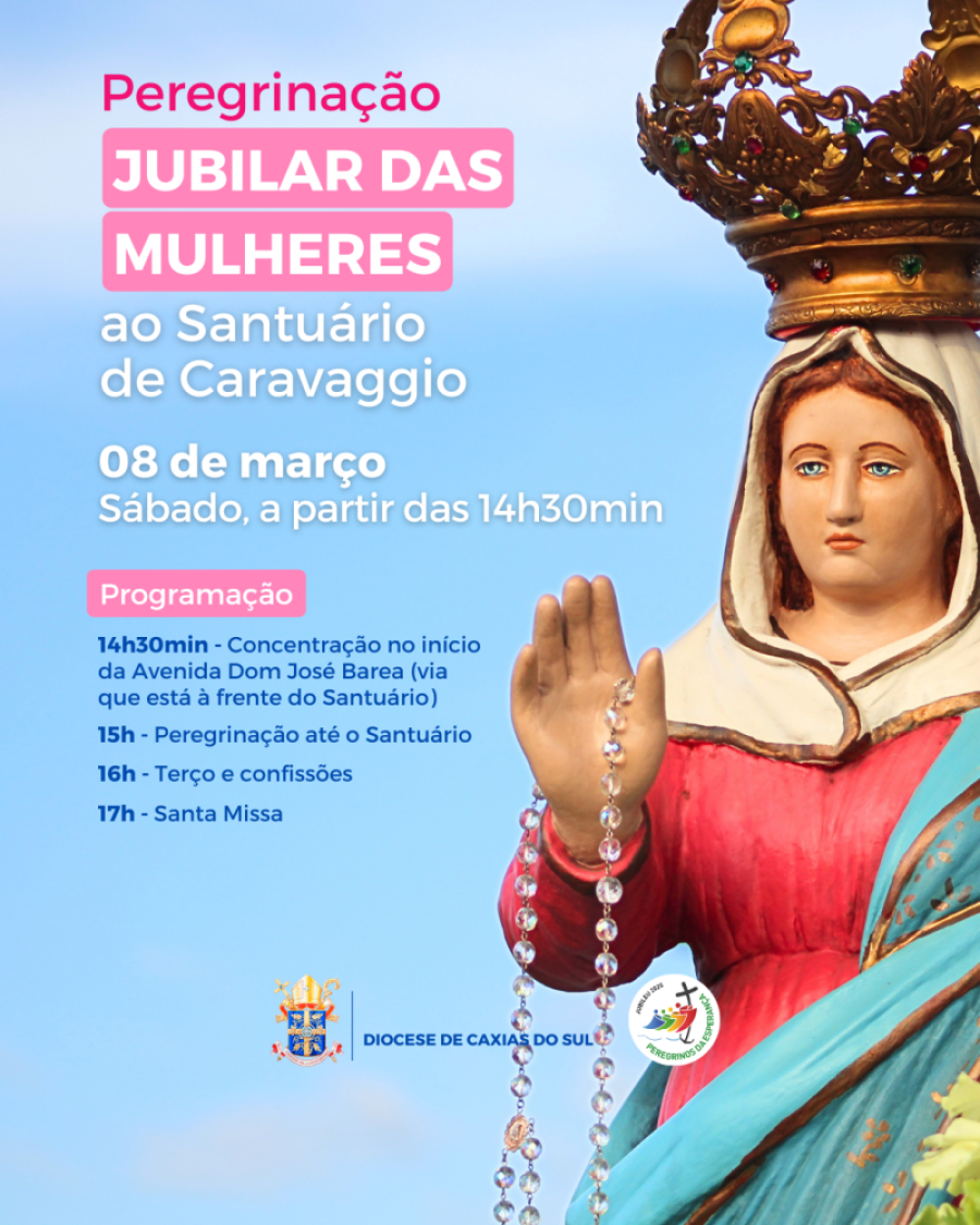 Peregrinação Jubilar das Mulheres ao Santuário de Caravaggio celebra o Ano Santo de 2025